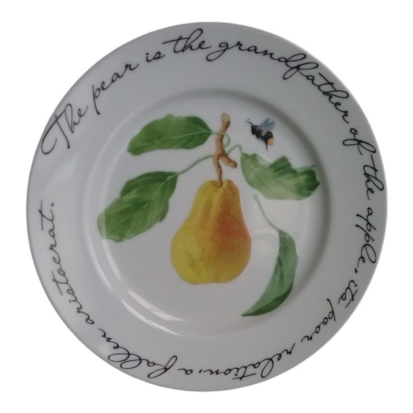 Williams - Sonoma Orchard Suite Cherry Peach Pear - Luncheon / Dessert Plates - Picture 3 of 6